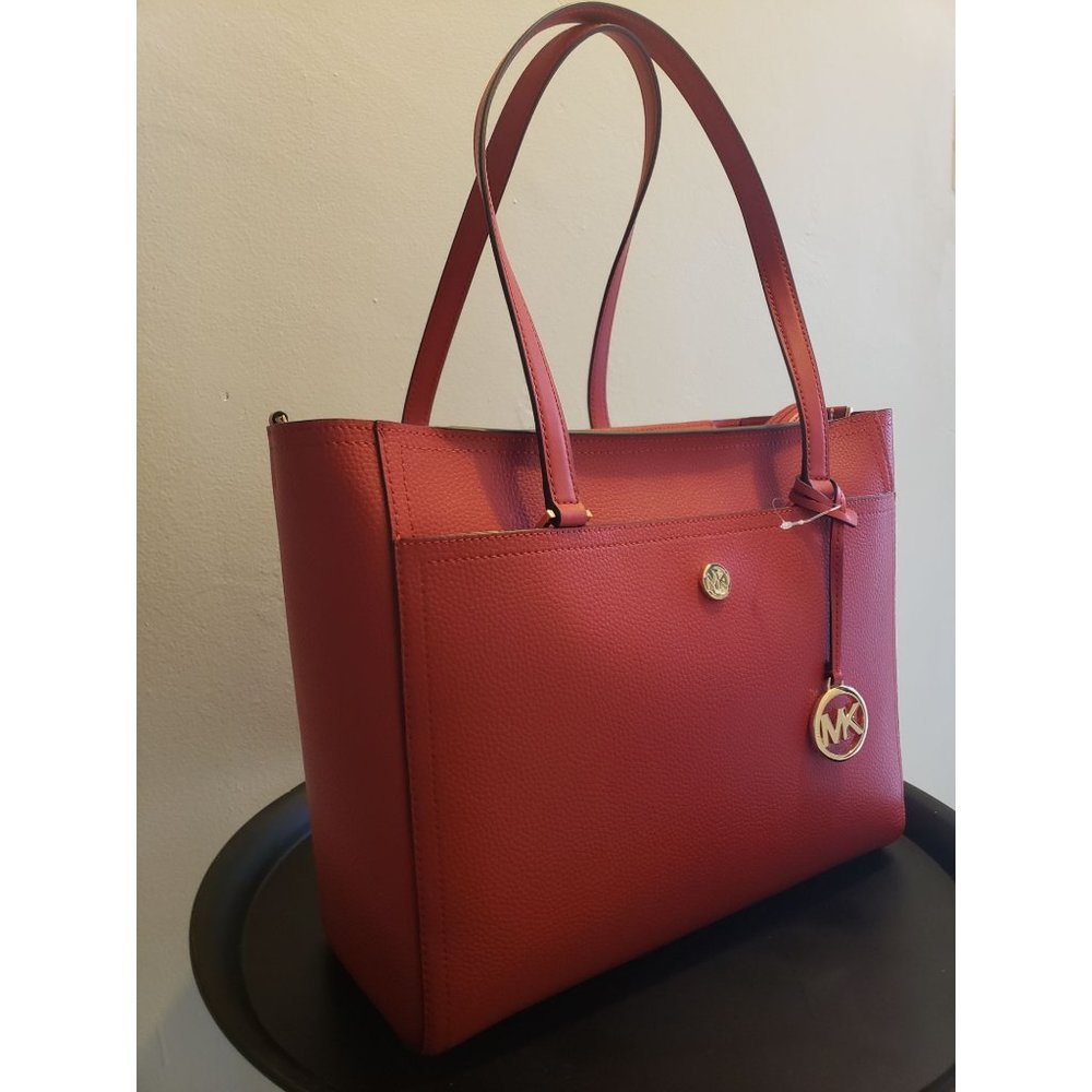 Michael Kors Maisie Large Pebbled Leather 3-in-1 Tote Bag Brand New with Tag